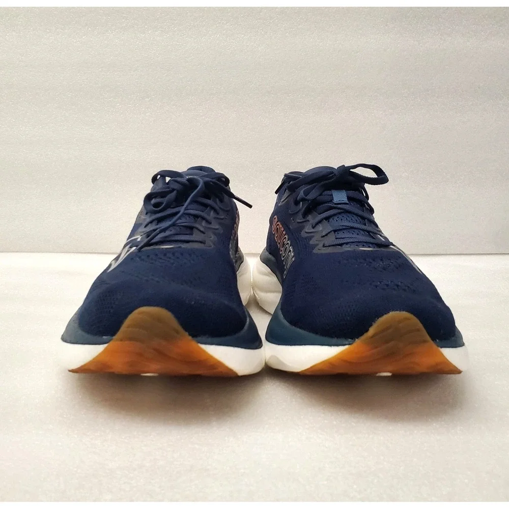 Saucony Ride 19 Shoes Mens Size 13 Navy Blue Sneakers Running Athletic Jogging